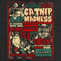 Catnip Madness Cute Kitten Cat Lover Gift For Cat Owners Cool Comfort Performance Bucket Hat