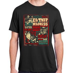 Catnip Madness Cute Kitten Cat Lover Gift For Cat Owners Adult ChromaSoft Performance T-Shirt