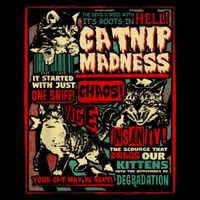Catnip Madness Cute Kitten Cat Lover Gift For Cat Owners 16 in Basic Backpack
