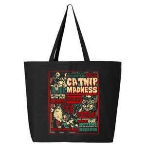 Catnip Madness Cute Kitten Cat Lover Gift For Cat Owners 25L Jumbo Tote