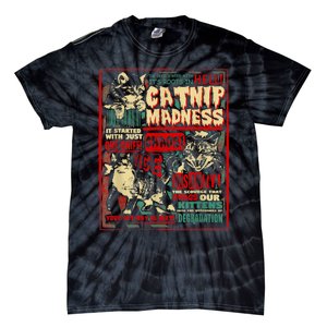 Catnip Madness Cute Kitten Cat Lover Gift For Cat Owners Tie-Dye T-Shirt