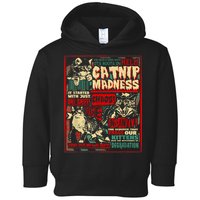 Catnip Madness Cute Kitten Cat Lover Gift For Cat Owners Toddler Hoodie