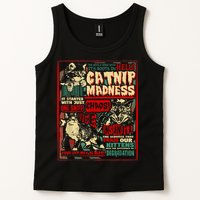 Catnip Madness Cute Kitten Cat Lover Gift For Cat Owners Tank Top