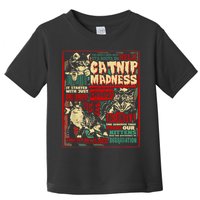 Catnip Madness Cute Kitten Cat Lover Gift For Cat Owners Toddler T-Shirt