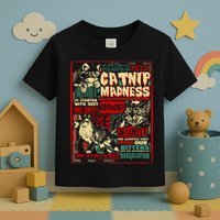 Catnip Madness Cute Kitten Cat Lover Gift For Cat Owners Toddler T-Shirt