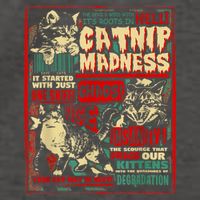 Catnip Madness Cute Kitten Cat Lover Gift For Cat Owners Vector Backpack