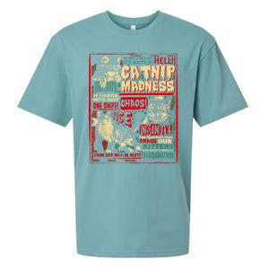 Catnip Madness Cute Kitten Cat Lover Gift For Cat Owners Sueded Cloud Jersey T-Shirt