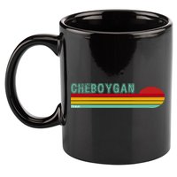 Cheboygan Michigan 11oz C Handle Ceramic Mug