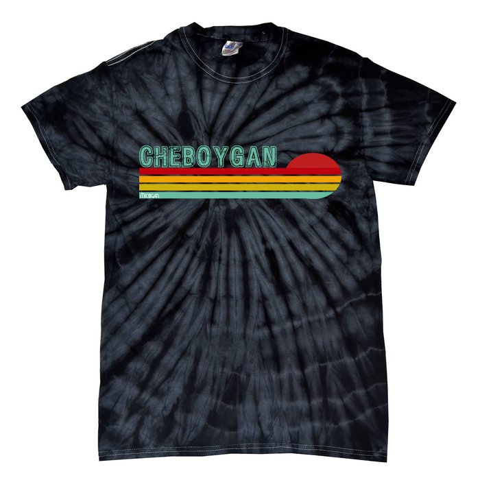 Cheboygan Michigan Tie-Dye T-Shirt