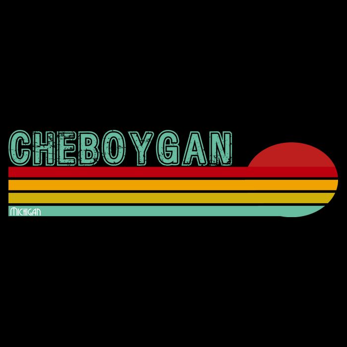 Cheboygan Michigan Tie-Dye T-Shirt