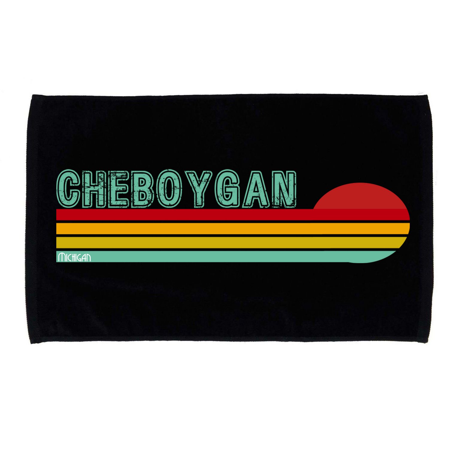 Cheboygan Michigan Microfiber Hand Towel