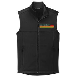 Cheboygan Michigan Collective Smooth Fleece Vest