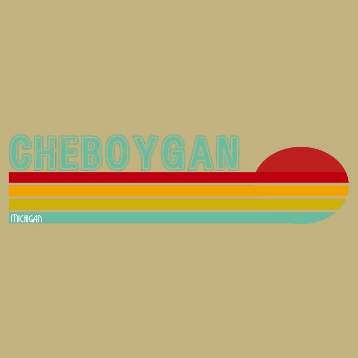 Cheboygan Michigan Button