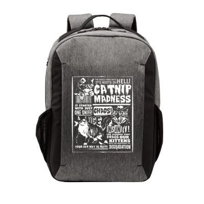 Catnip Madness Cute Kitten Cat Lover Gift For Cat Owners Vector Backpack