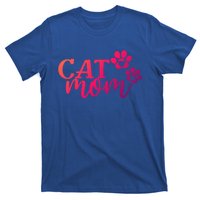 Cat Mom Cat Paws Cat Lover Funny Cute Cat Gift T-Shirt