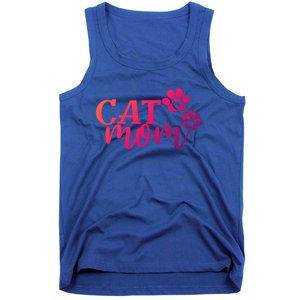 Cat Mom Cat Paws Cat Lover Funny Cute Cat Gift Tank Top