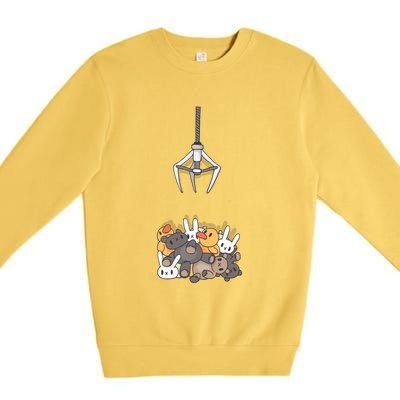 Claw Machine Premium Crewneck Sweatshirt