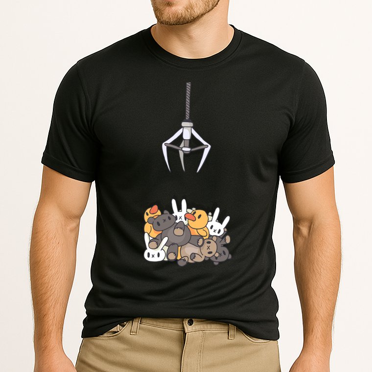 Claw Machine Cooling Performance Crew T-Shirt