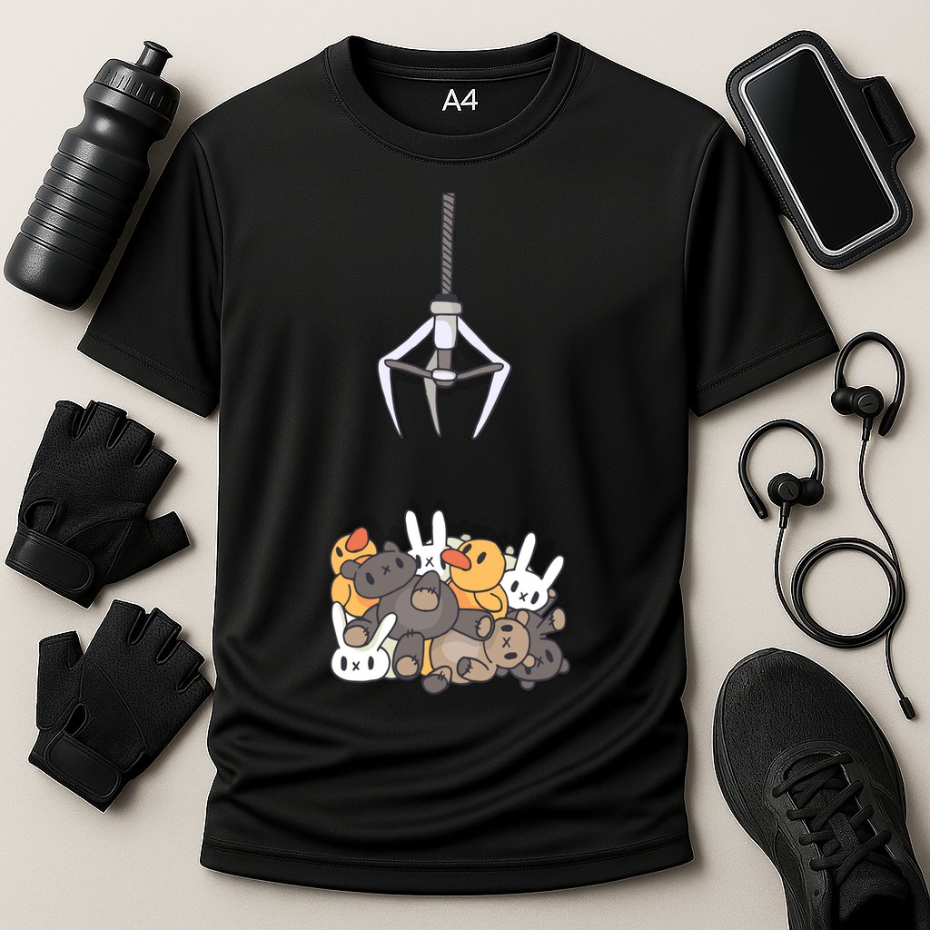 Claw Machine Cooling Performance Crew T-Shirt