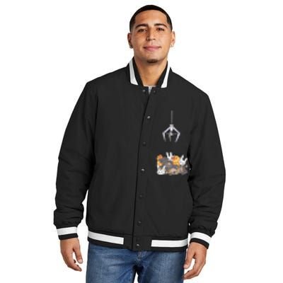 Claw Machine Insulated Varsity Jacket