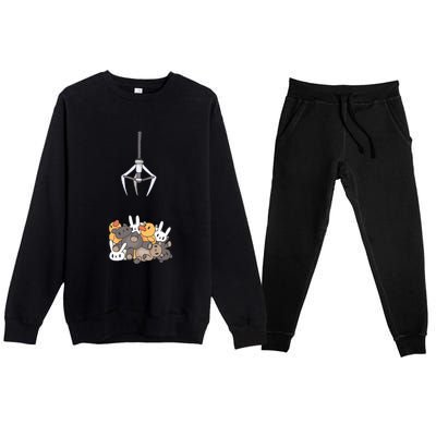 Claw Machine Premium Crewneck Sweatsuit Set