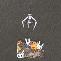 Claw Machine Cotton Canvas Backpack