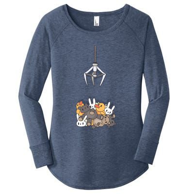 Claw Machine Women's Perfect Tri Tunic Long Sleeve Shirt