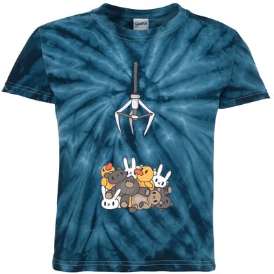 Claw Machine Kids Tie-Dye T-Shirt