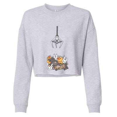 Claw Machine Cropped Pullover Crew