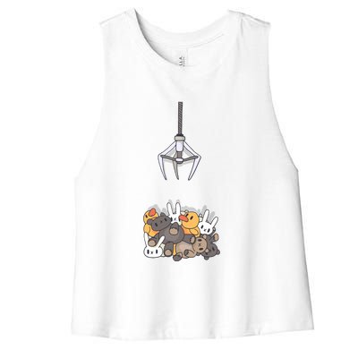 Claw Machine Women's Racerback Cropped Tank