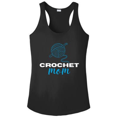 Crochet Mom Crocheter Knitting Crocheting Lovers Gift Ladies PosiCharge Competitor Racerback Tank