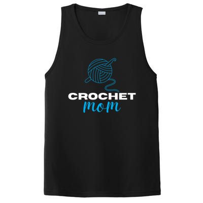 Crochet Mom Crocheter Knitting Crocheting Lovers Gift PosiCharge Competitor Tank