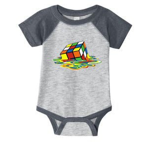 Cute Melting Cube Rubik Infant Baby Jersey Bodysuit