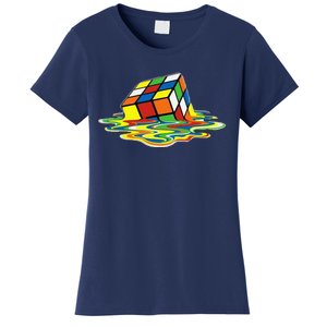 Cute Melting Cube Rubik Women's T-Shirt