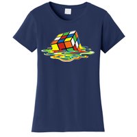 Cute Melting Cube Rubik Women's T-Shirt