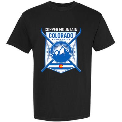 Copper Mountain Colorado Ski Mountains Garment-Dyed Heavyweight T-Shirt