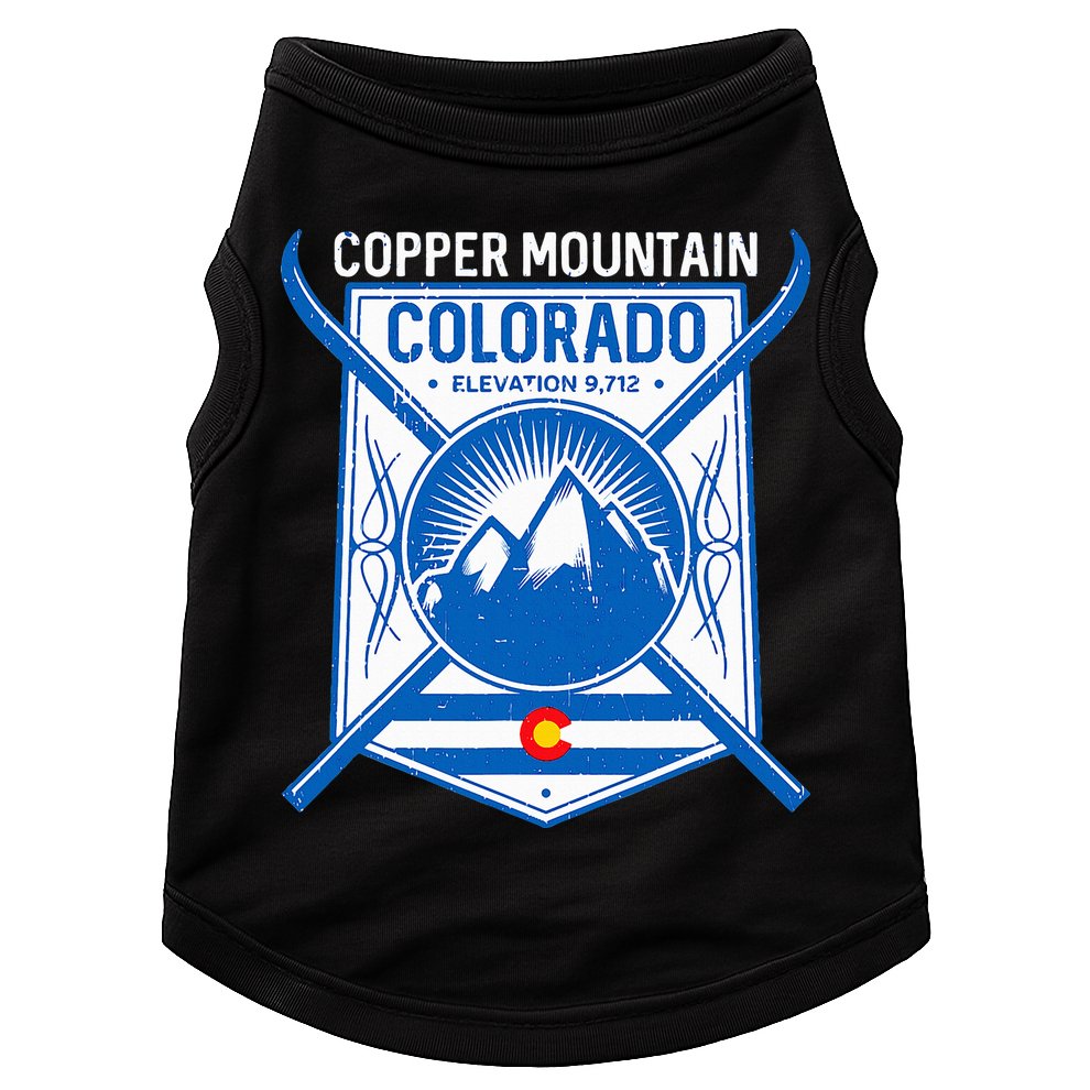 Copper Mountain Colorado Ski Mountains Doggie Tank