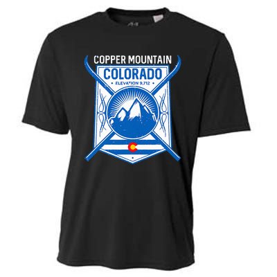 Copper Mountain Colorado Ski Mountains Cooling Performance Crew T-Shirt