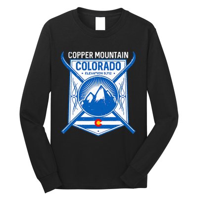 Copper Mountain Colorado Ski Mountains Long Sleeve Shirt