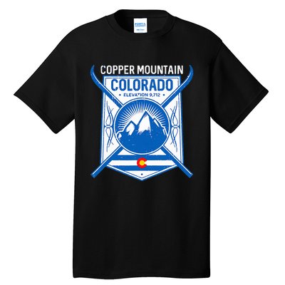 Copper Mountain Colorado Ski Mountains Tall T-Shirt