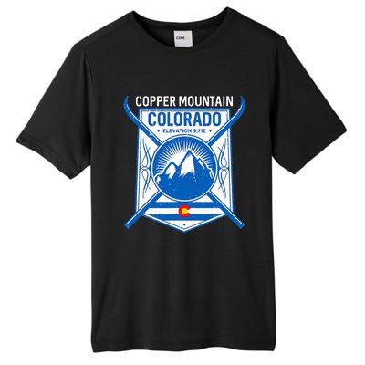 Copper Mountain Colorado Ski Mountains Tall Fusion ChromaSoft Performance T-Shirt