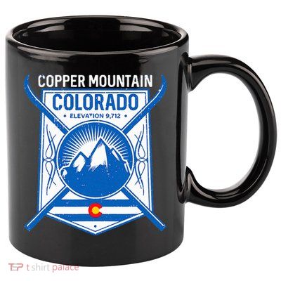 Copper Mountain Colorado Ski Mountains 11oz C Handle Ceramic Mug