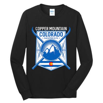 Copper Mountain Colorado Ski Mountains Tall Long Sleeve T-Shirt