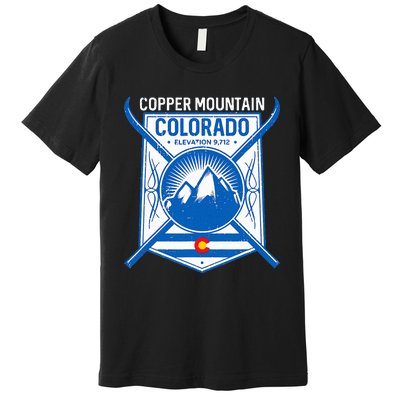 Copper Mountain Colorado Ski Mountains Premium T-Shirt