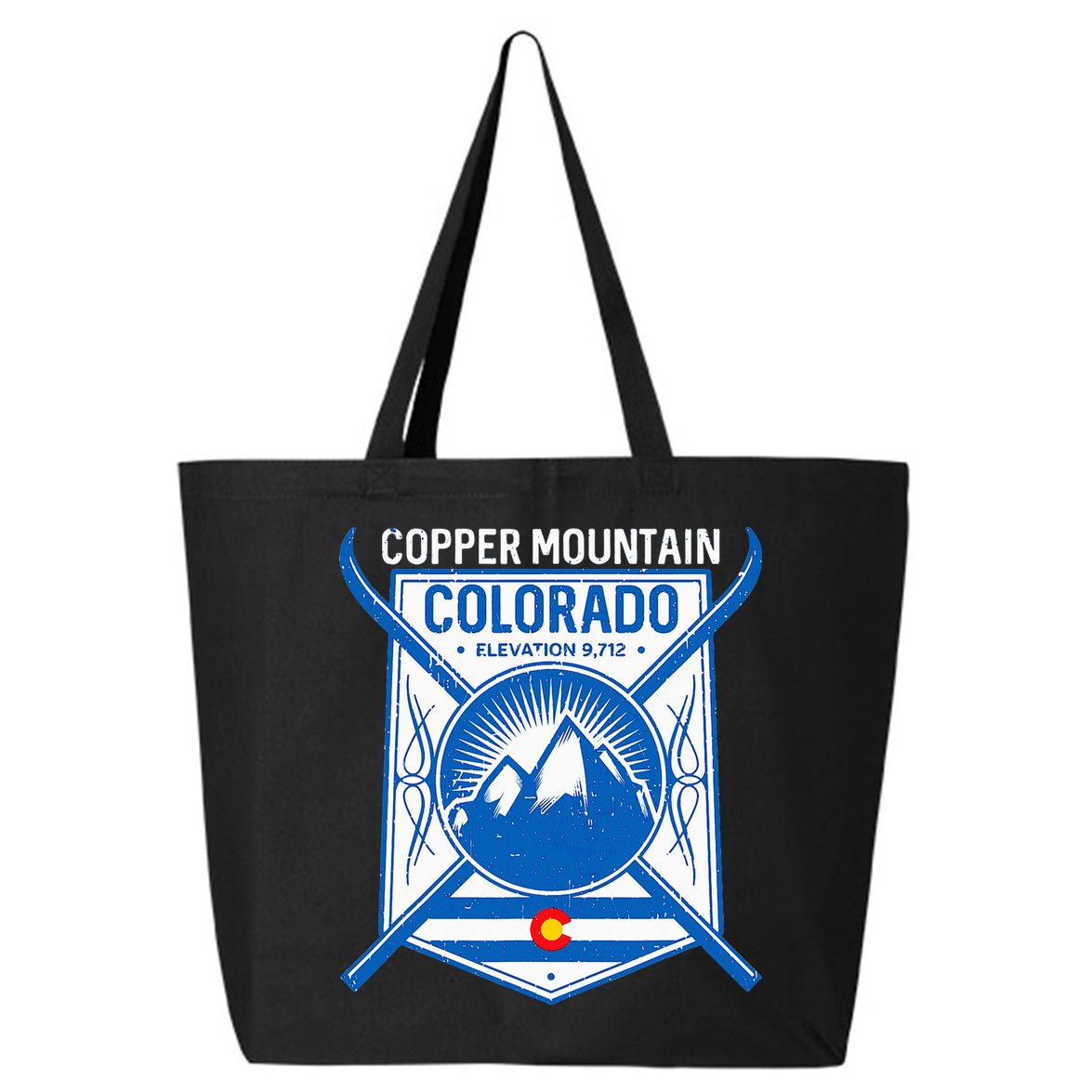 Copper Mountain Colorado Ski Mountains 25L Jumbo Tote