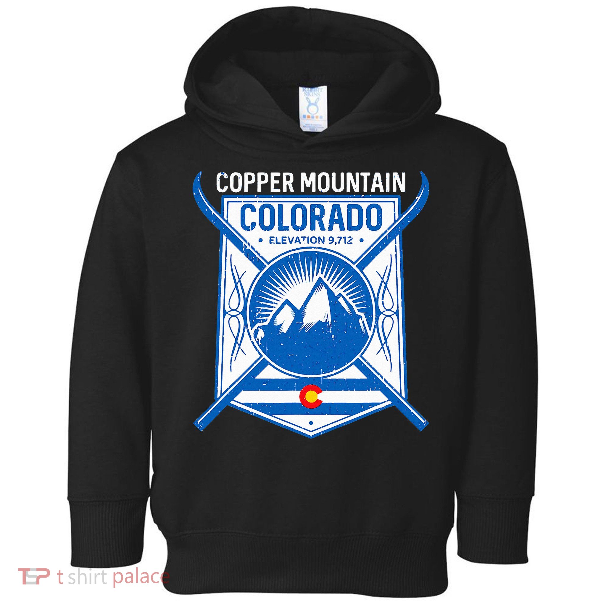 Copper Mountain Colorado Ski Mountains Toddler Hoodie