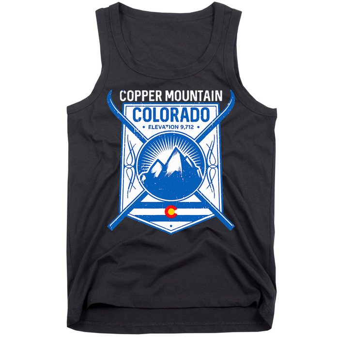 Copper Mountain Colorado Ski Mountains Tank Top