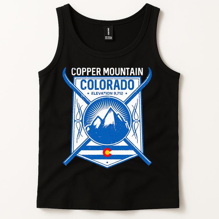Copper Mountain Colorado Ski Mountains Tank Top