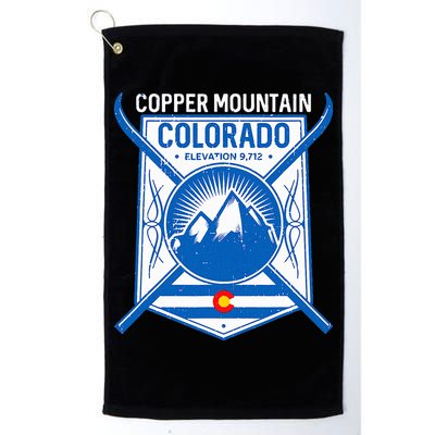 Copper Mountain Colorado Ski Mountains Golf Towel