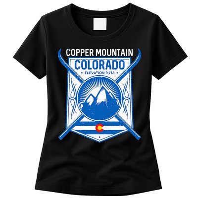 Copper Mountain Colorado Ski Mountains Womens T-Shirt